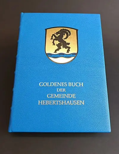 Goldenes Buch der Gemeinde Hebertshausen